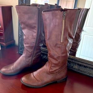 Pink & Pepper brown ridding boot